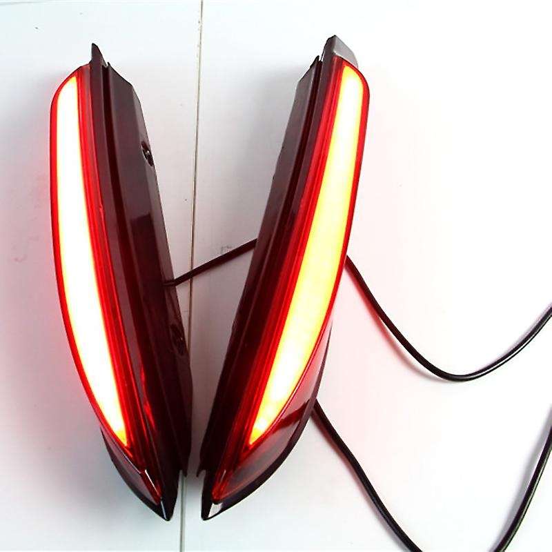 Car Rear Bumper Light Car Daytime Running Light Signal Lights Brake Light Column Light for Everest 2