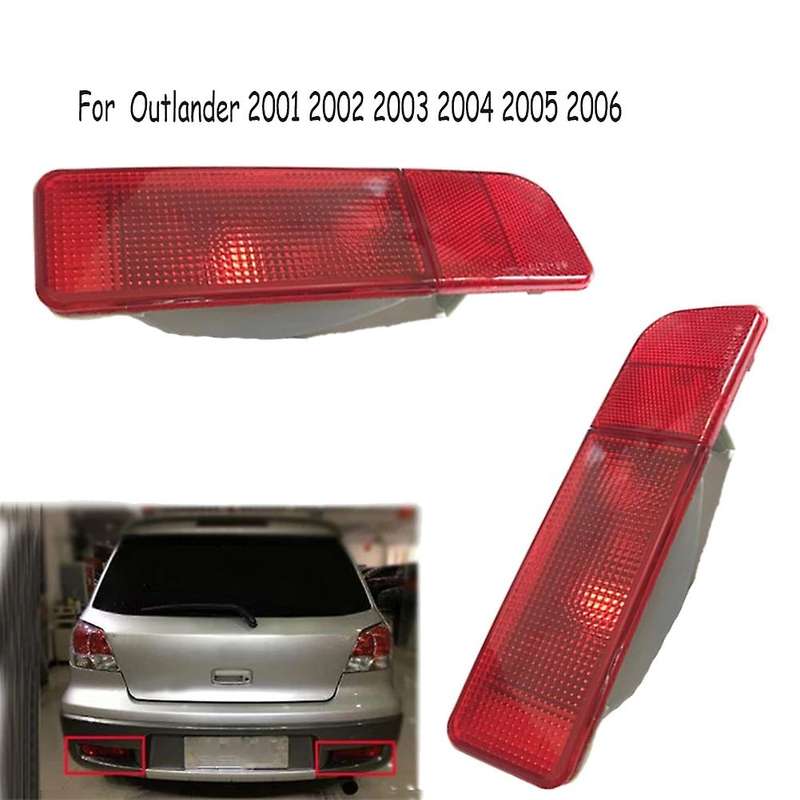 Car Rear Bumper Light Fog Light Reflector Light for MN126573 MN126574 OLD/CU4 2001 - 2006