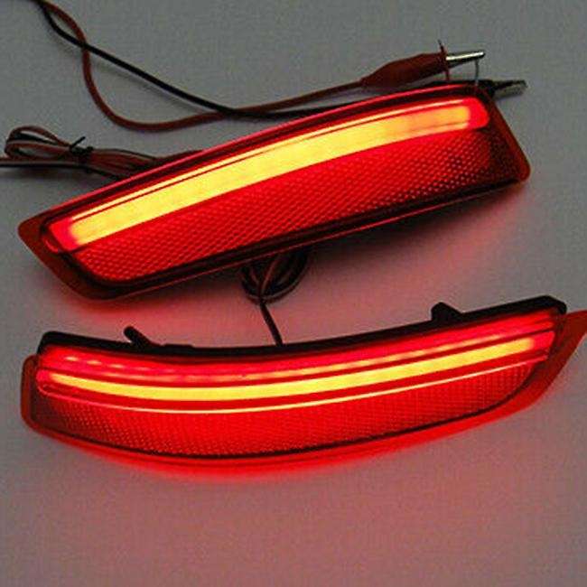 Car Rear Bumper Light LED Reflector Taillight Brake Light for GS250 GS350 ES250 ES350 ES300 2012+