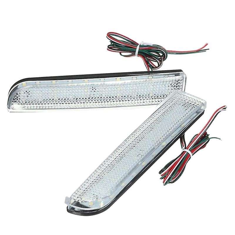 Car Rear Bumper Lights Rear Bumper Reflectors Rear Bumper Driving Brake Lights for 2008 - 2014