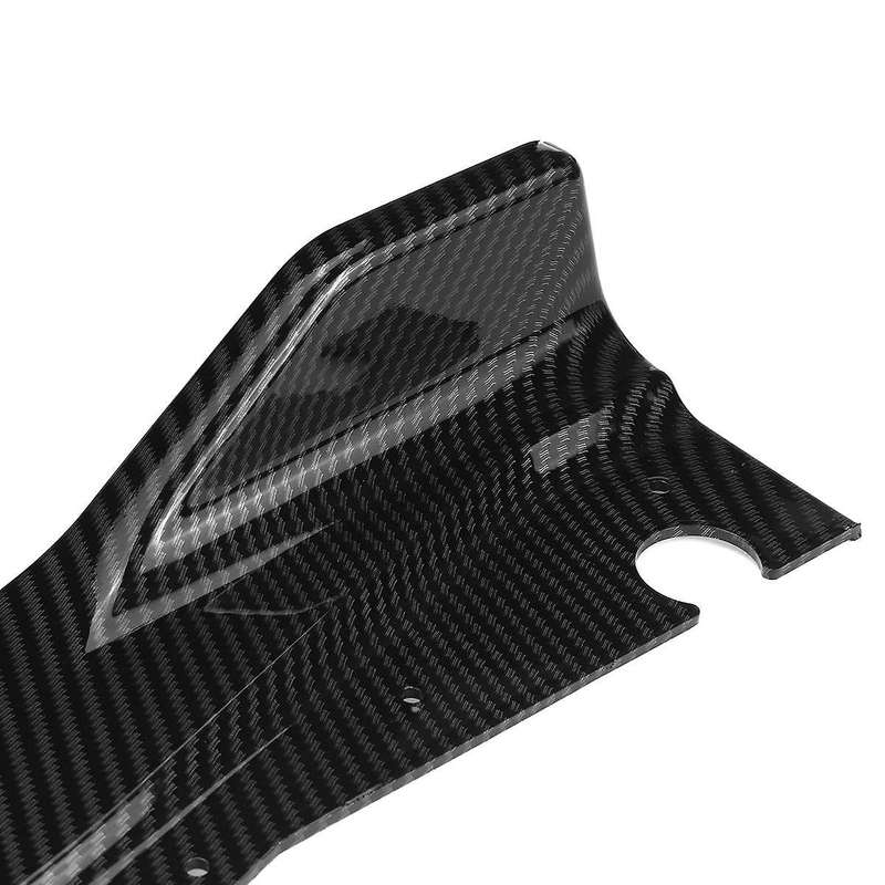 Car Rear Bumper Lip Cover Trim for Q50 Rear Bumper Side Canards Splitter Carbon fiber pattern