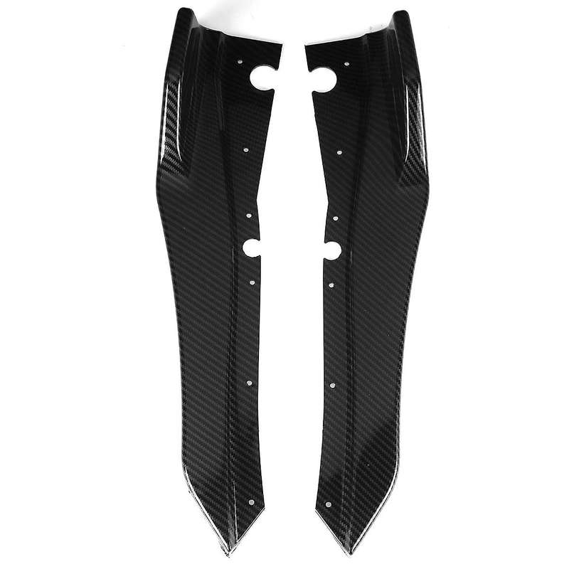 Car Rear Bumper Lip Cover Trim for Q50 Rear Bumper Side Canards Splitter Carbon fiber pattern