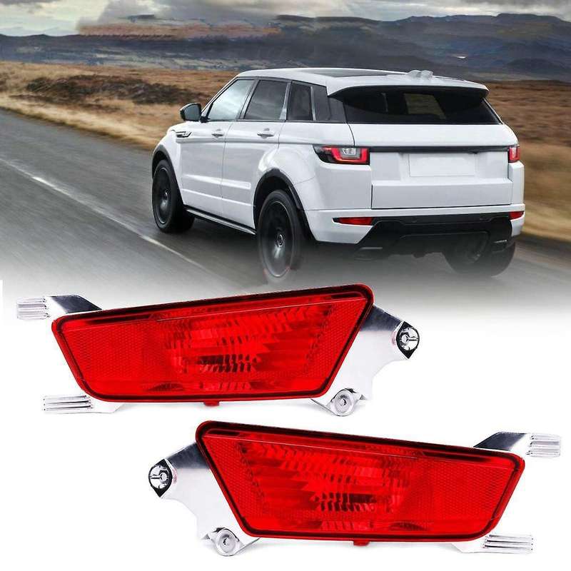 Car Rear Bumper Light Rear Fog Lights Brake Lamp with Bulb Stop Taillight for Range Evoque 2011-2018