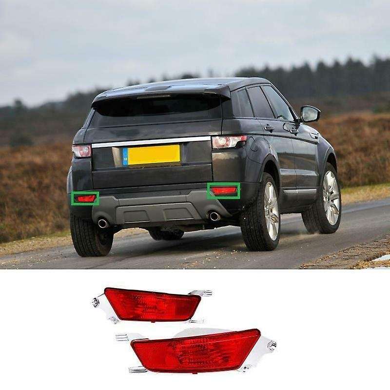 Car Rear Bumper Light Rear Fog Lights Brake Lamp with Bulb Stop Taillight for Range Evoque 2011-2018