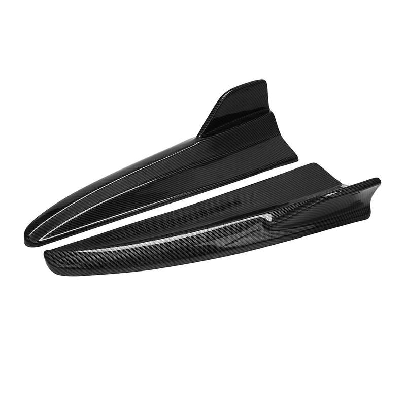 Car Rear Bumper Lip Diffuser Splitter Spoiler for C-class W205 C180 C200 C300 C63 2015-2021 Carbon