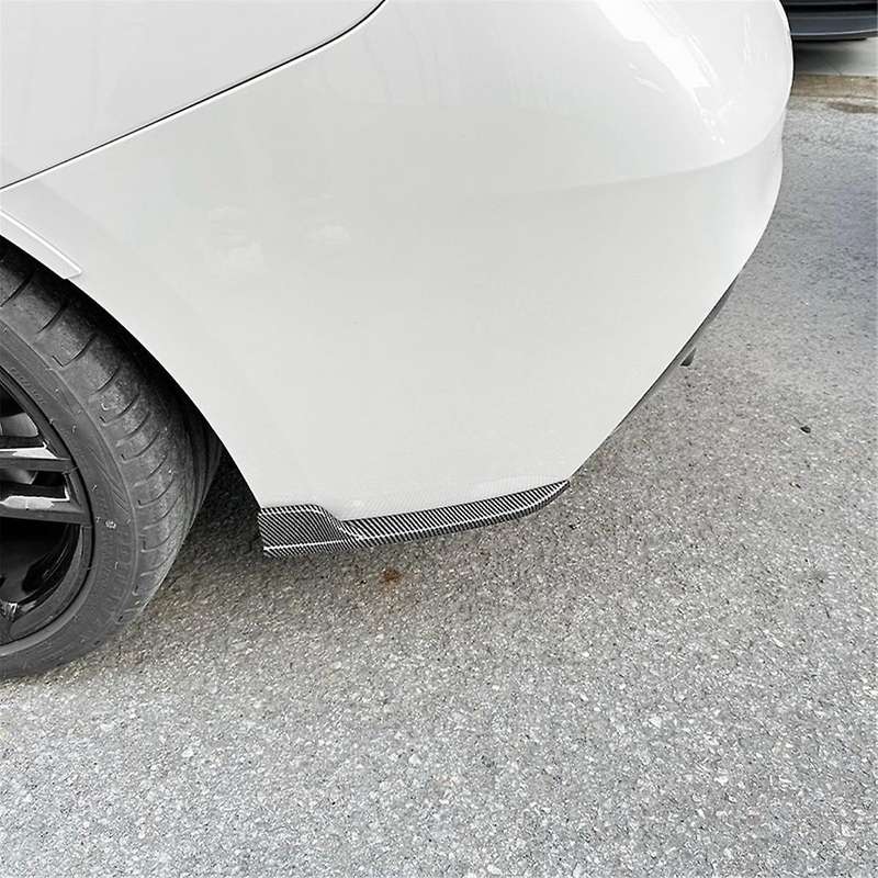 Car Rear Bumper Lip Diffuser Splitter Winglet Apron Spoiler for 2 Series F22 F23 2015-2019 Carbon Fi