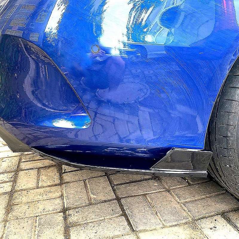 Car Rear Bumper Lip Diffuser Splitter Spoiler for C-Class Coupe C205 C200 260 C43 C63 Black