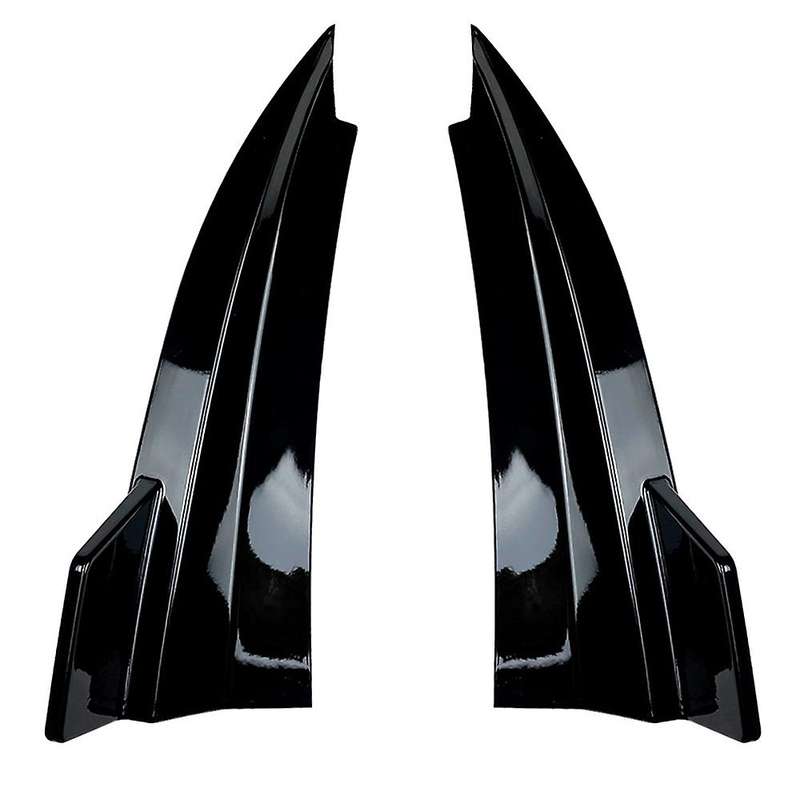 Car Rear Bumper Lip Diffuser Splitter Spoiler for C-Class Coupe C205 C200 260 C43 C63 Black