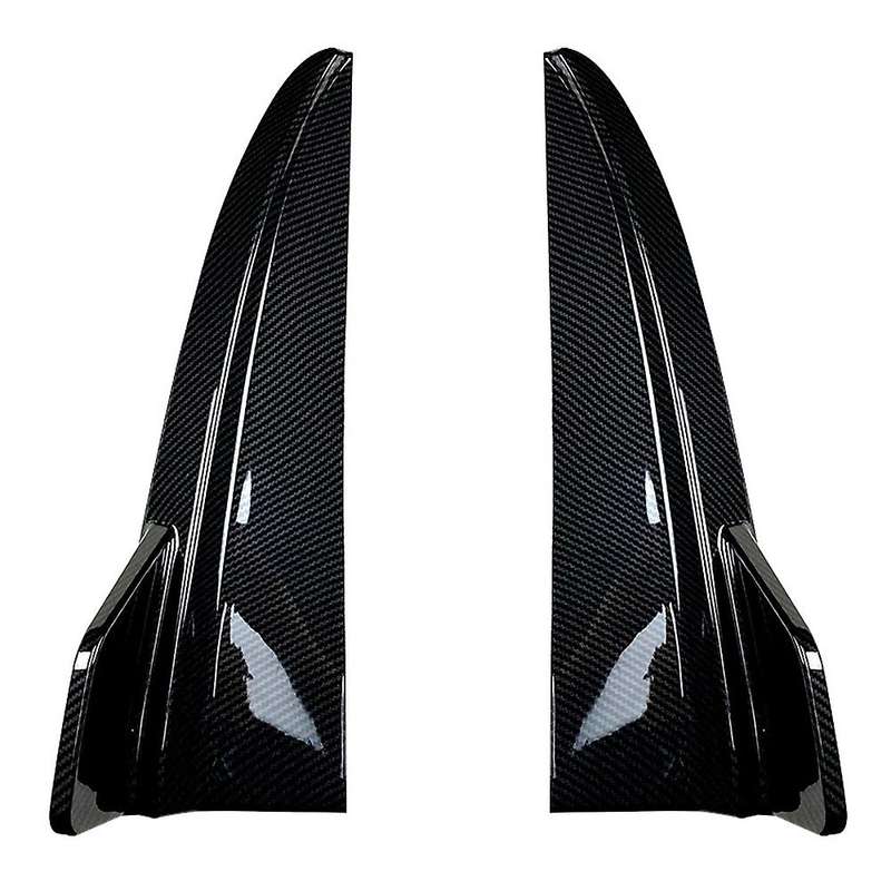 Car Rear Bumper Lip Diffuser Splitter Spoiler for C-Class W205 C180 C200 C260 C63 2015-2021 Carbon