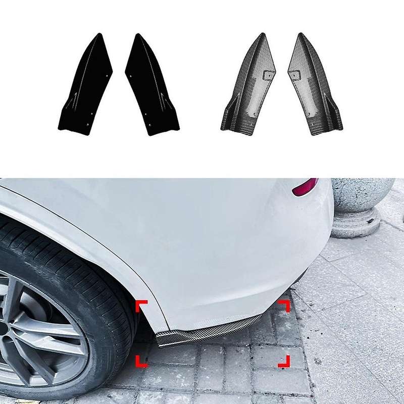 Car Rear Bumper Lip Diffuser Splitter Winglet Apron Spoiler for 3 Series X3 G01 2018-2021 Carbon Fib