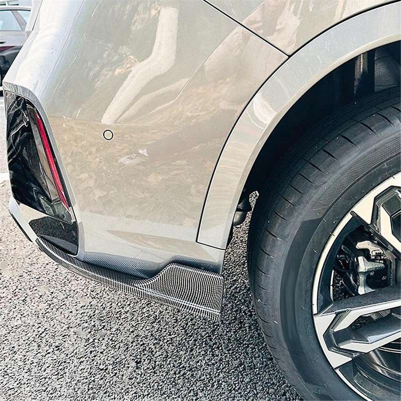 Car Rear Bumper Lip Diffuser Splitter Winglet Apron Spoiler for X1 IX1 U11 2023+ Carbon Fiber