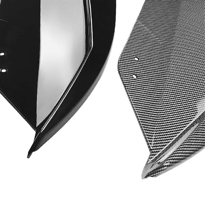 Car Rear Bumper Lip Diffuser Splitter Winglet Apron Spoiler for X1 IX1 U11 2023+ Carbon Fiber