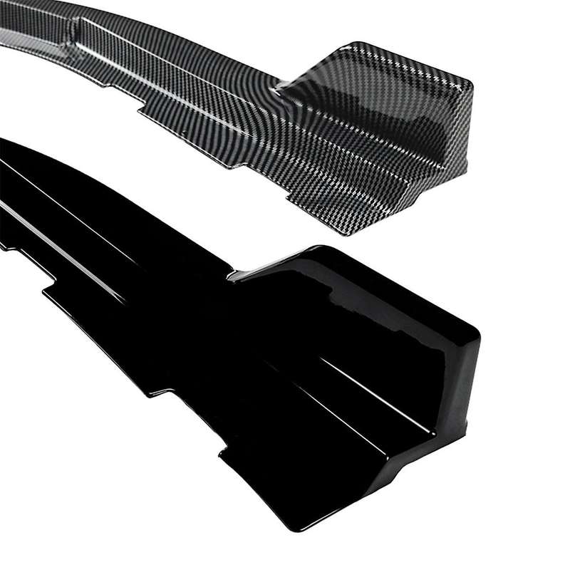 Car Rear Bumper Lip Diffuser Splitter Winglet Apron Spoiler for G26 2020+ Gloss Black Spoiler Wind K