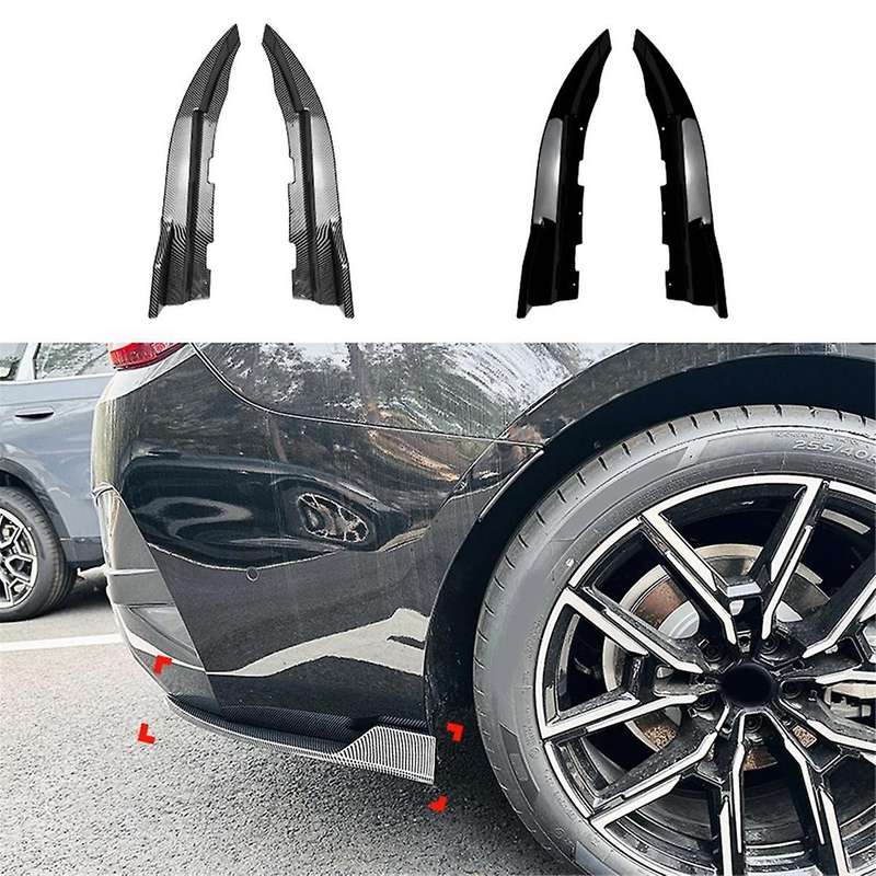 Car Rear Bumper Lip Diffuser Splitter Winglet Apron Spoiler for G26 2020+ Carbon Fiber Spoiler Wind