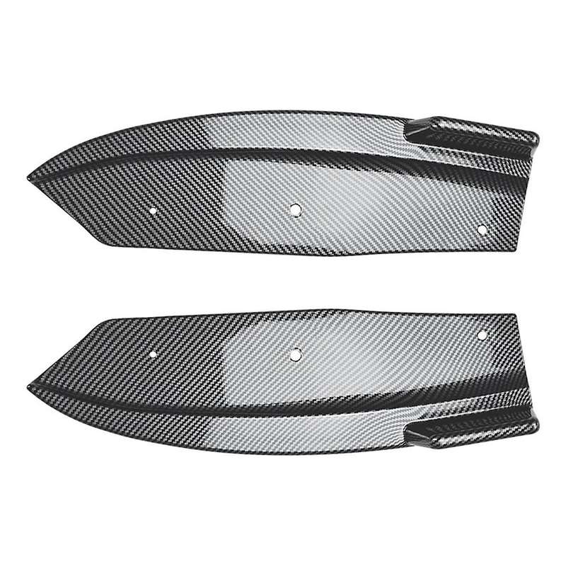Car Rear Bumper Lip Diffuser Splitter Winglet Apron Spoiler for X4 G02 2018-2021 Carbon Fiber Patter