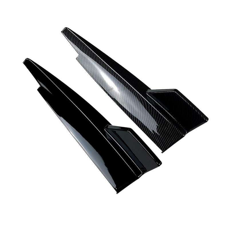 Car Rear Bumper Lip Splitter Spoiler Flaps for - CLA-Class C117 CLA200 CLA45 2013-2019 Carbon
