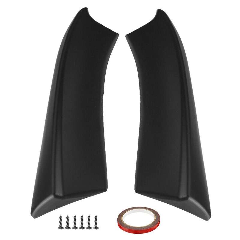 Car Rear Bumper Lip Splitters Canards Side Cover for Charger RT SXT 2015-2021 Matte Black