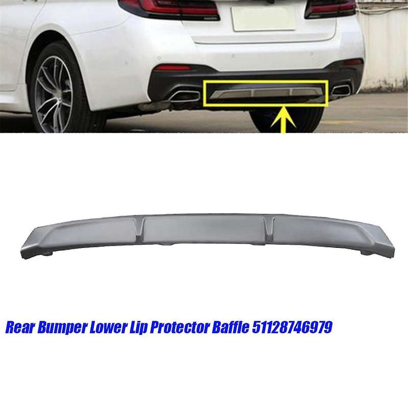 Car Rear Bumper Lower Lip Protector Baffle 51128746979 for 5 Series G38 525li 530li 2020-2024 Botto