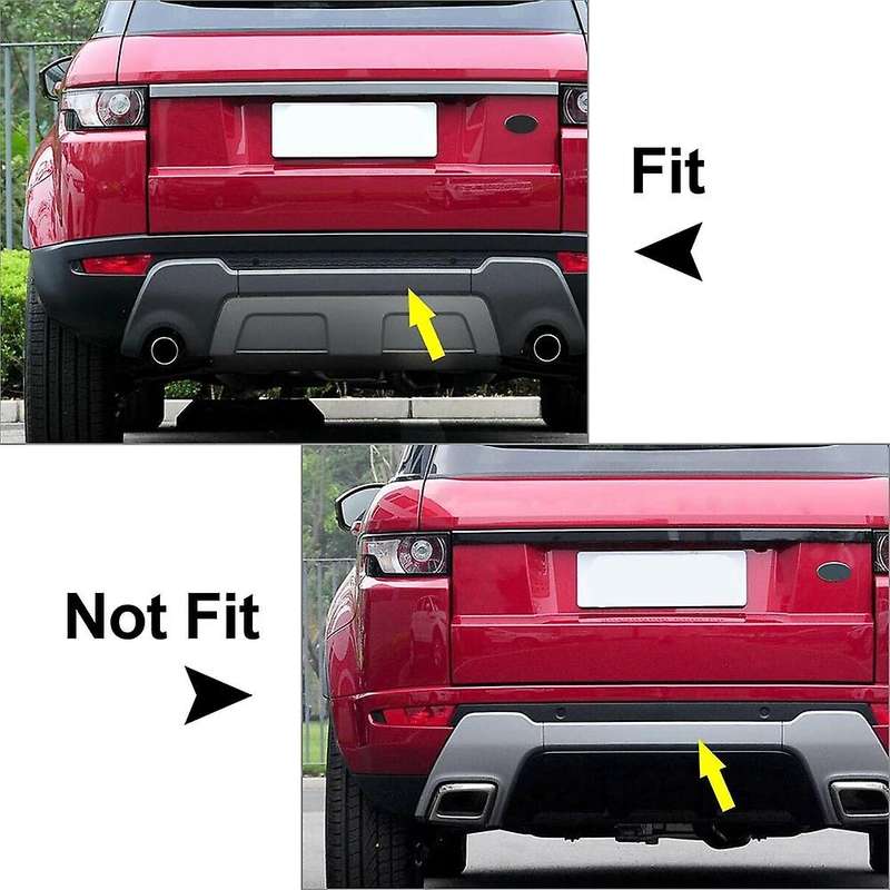 Car Rear Bumper Lower Central Gray Bar Trim Cover for Land Range Evoque 2012-2018