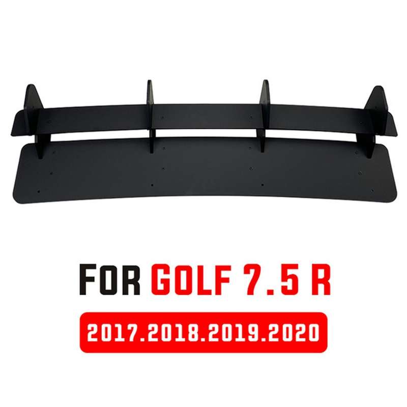 Car Rear Bumper Protector Spoiler Lip Rear Bumper Diffuser Splitter Spoiler Fins Trim for golf 7.5r