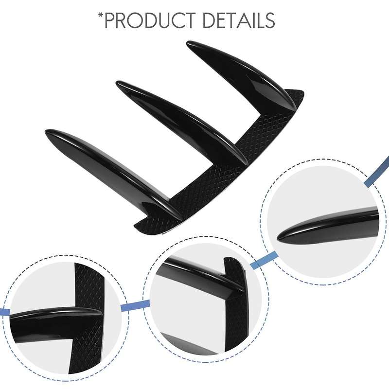Car Rear Bumper Lip Spoiler Canards for W176 A200 A250 A45