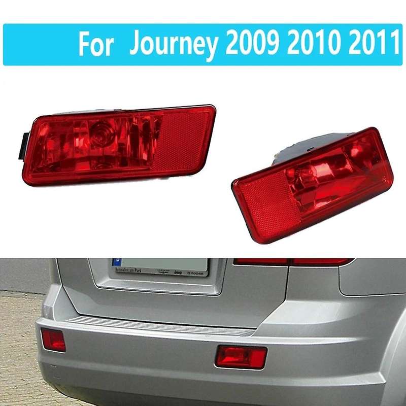 Car Rear Bumper Reflector Brake Light Warning with Bulb for Journey 2009 2010 2011