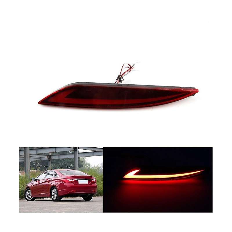 Car Rear Bumper Reflector Brake Light Turn Signal Fog Lamp for 8 2010 2011 2012 2013 2014 2015