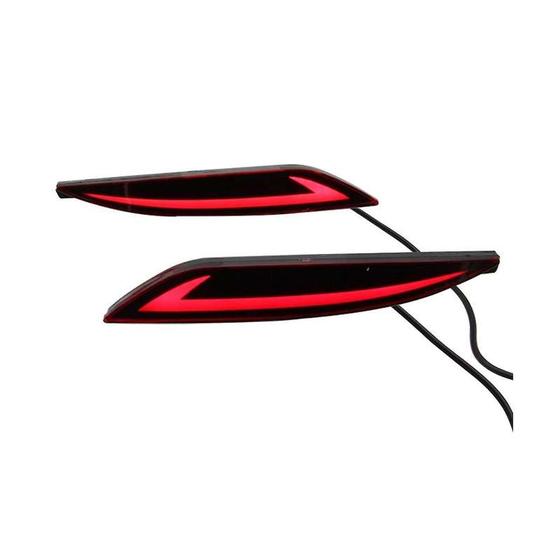 Car Rear Bumper Reflector Brake Light Turn Signal Fog Lamp for 8 2010 2011 2012 2013 2014 2015