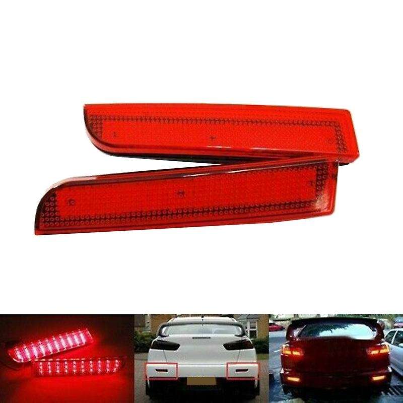 Car Rear Bumper Reflector LED Tail Brake Stop Light for
