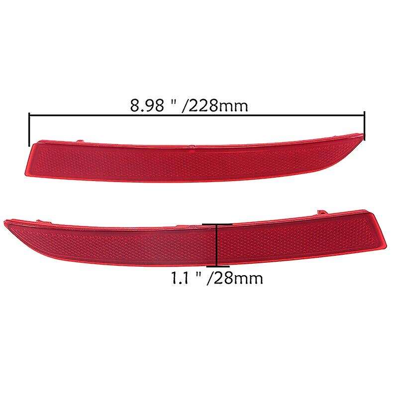 Car Rear Bumper Reflector for 5 Series F10 F18 528I 14-17 63147318555 63147318556