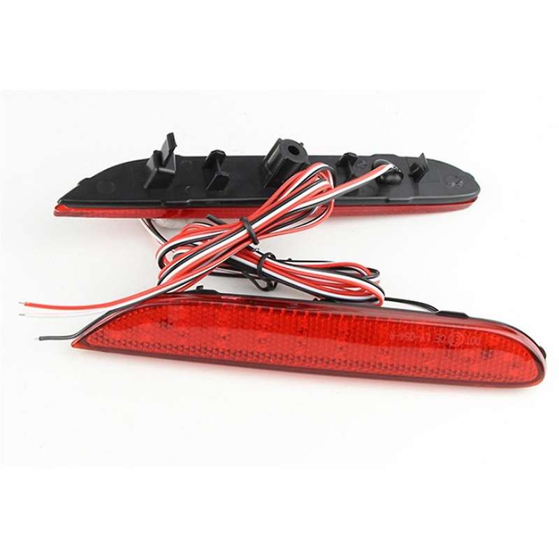 Car Rear Bumper Reflector Light 26560-JJ90A for Q50 Rogue 14-16 Rear Warning Lamp Red