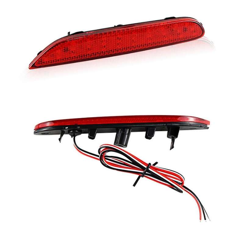 Car Rear Bumper Reflector Light 26560-JJ90A for Q50 Rogue 14-16 Rear Warning Lamp Red