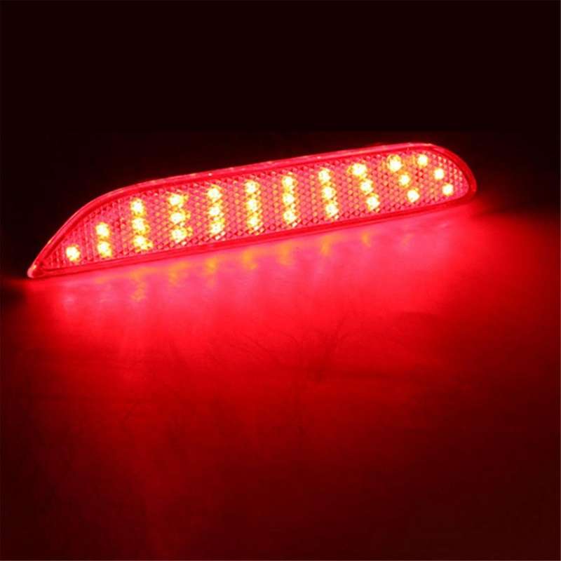 Car Rear Bumper Reflector Light 26560-JJ90A for Q50 Rogue 14-16 Rear Warning Lamp Red