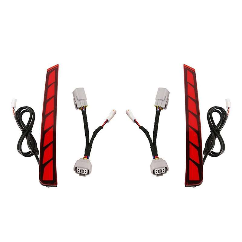 Car Rear Bumper Reflector Rear Brake Lamp for Vellfire 40 Series 2023+ Running Water Turn Signal Lig