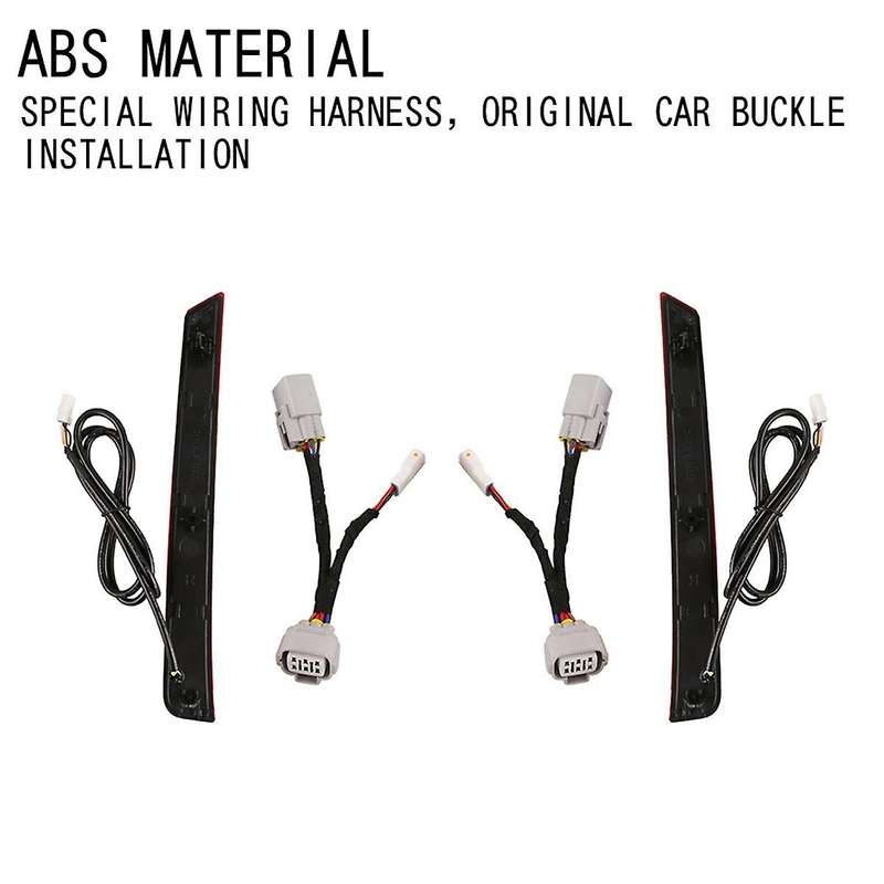 Car Rear Bumper Reflector Rear Brake Lamp for Vellfire 40 Series 2023+ Running Water Turn Signal Lig