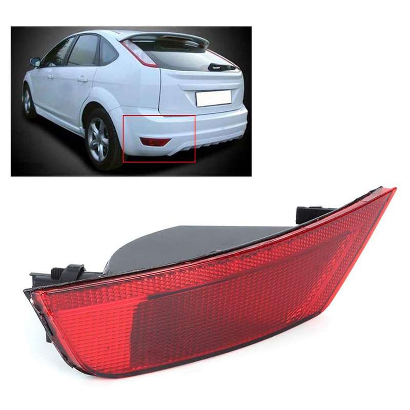 Car Rear Bumper Reflector Lights Rear Fog Light Lamp for Hatchback Focus 2010 - 2013 8V4115K273AB 8M