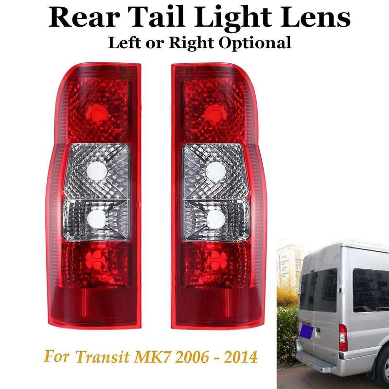 Car Rear Bumper Reflector Rear Tail Lamp Brake Light for Transit MK7 2006 - 2014 Panel Van Left
