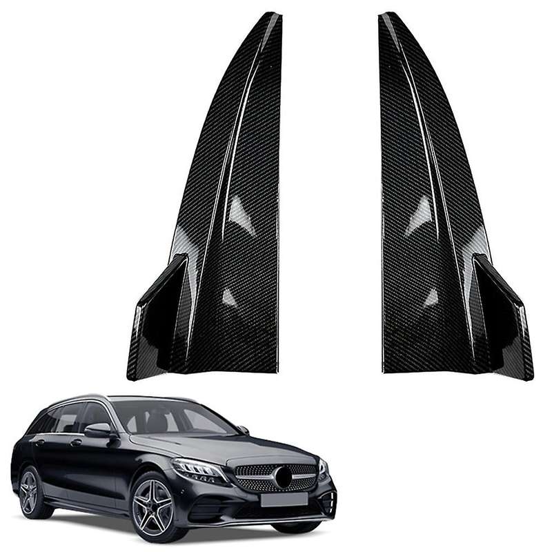 Car Rear Bumper Splitter Diffuser Spoiler Kit Scratch Protector for C Class S205 Estate Wagon C180 C