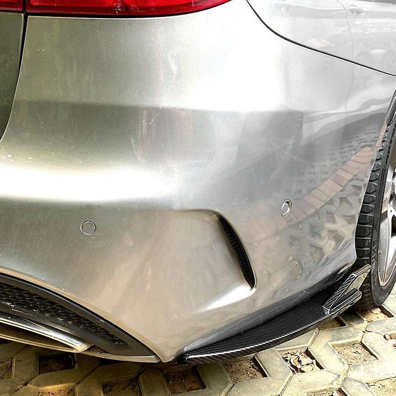 Car Rear Bumper Splitter Diffuser Spoiler Kit Scratch Protector for C Class S205 Estate Wagon C180 C