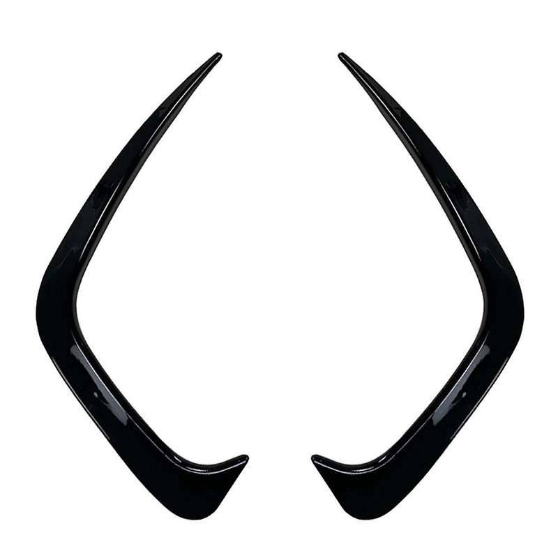 Car Rear Bumper Side Canard Cover Trim Splitter Wing Spoiler for - G20 G28 2019 2020 2021 Bright Bla
