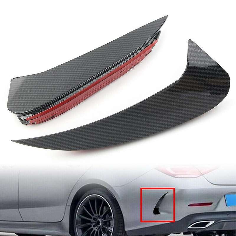 Car Rear Bumper Splitter Spoiler Side Wing Decorative Cover for Class C257 CLS350 CLS450 2018+