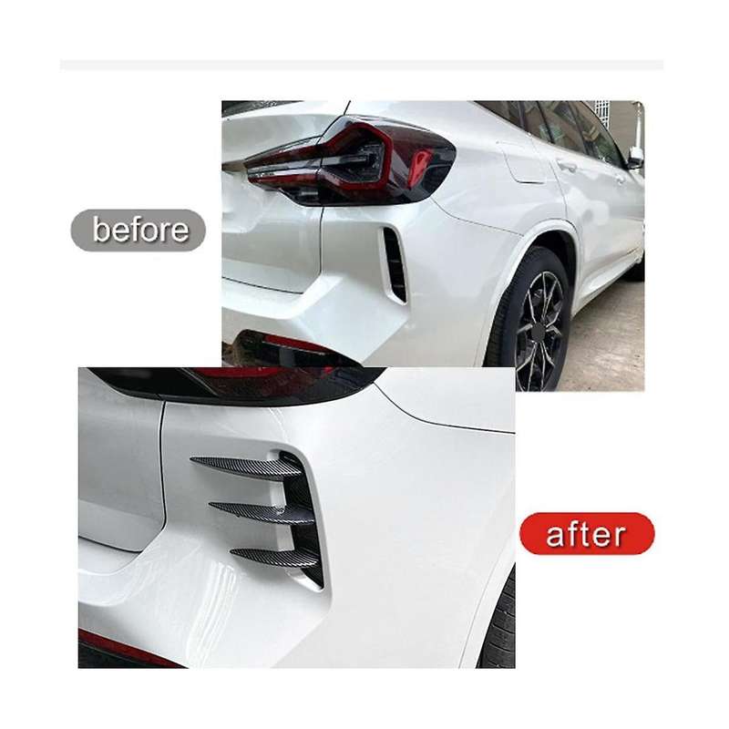 Car Rear Bumper Splitter Carbon Fiber Spoiler Rear Canard Trim for X3 G01 2022-2023