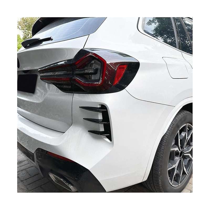 Car Rear Bumper Splitter Glossy Black Spoiler Rear Canard Trim for X3 G01 2022-2023