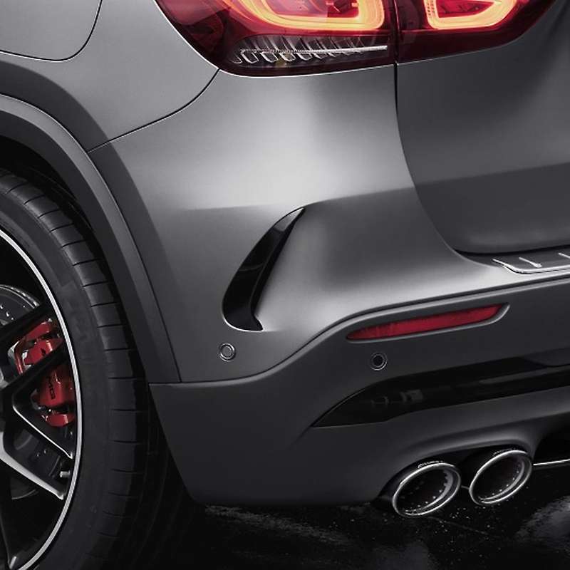 Car Rear Bumper Spoiler Side Canard Splitter for - GLA Class GLA200 260 H247 2020+ GLA35