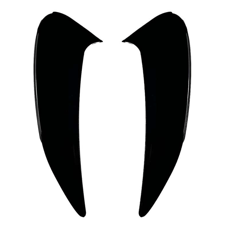 Car Rear Bumper Spoiler Side Wing Canard Trim for - CLE Coupe C236 2024+ Gloss Black