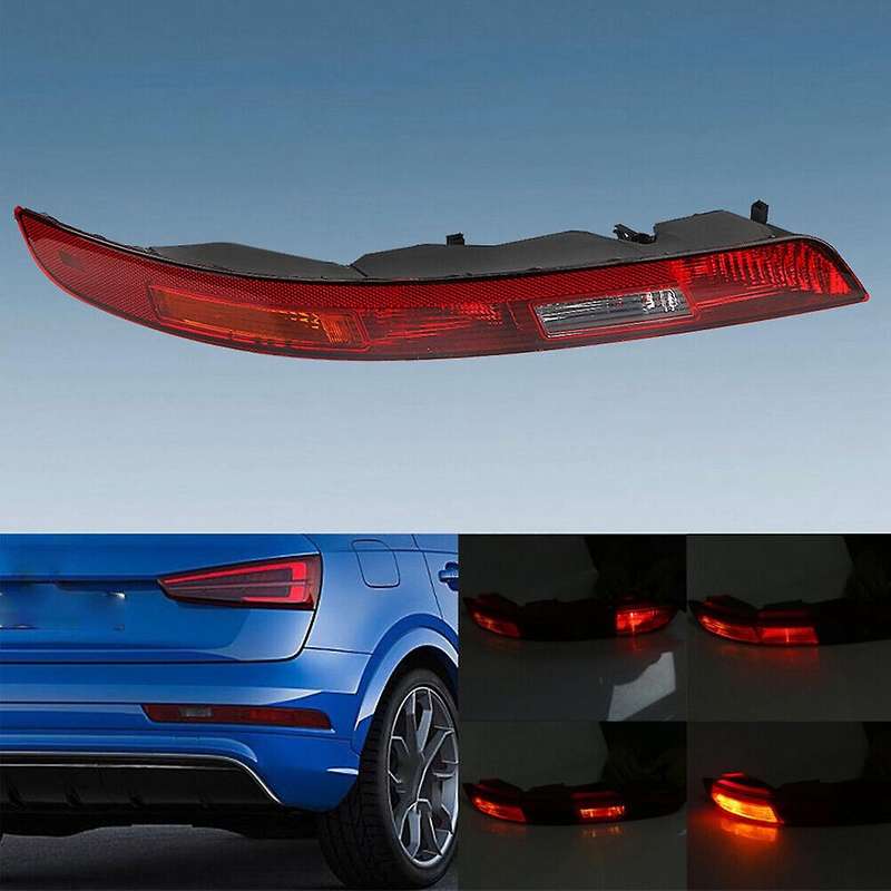 Car Rear Bumper Tail Light Reverse Lamp with for Q3 2016-2018 Right