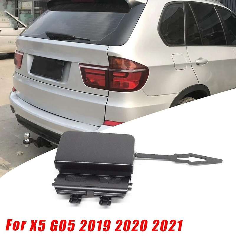 Car Rear Bumper Tow Hook Eye Cover 51128099126 for X5 G05 2019 2020 2021 Trailer Towing Hook