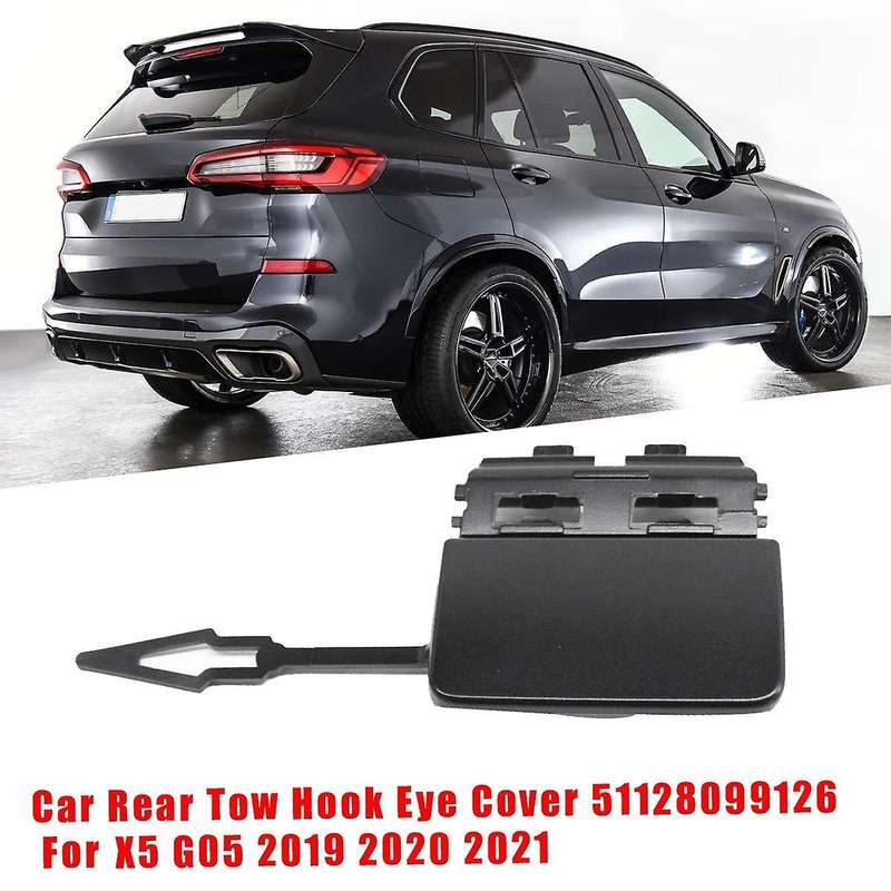 Car Rear Bumper Tow Hook Eye Cover 51128099126 for X5 G05 2019 2020 2021 Trailer Towing Hook
