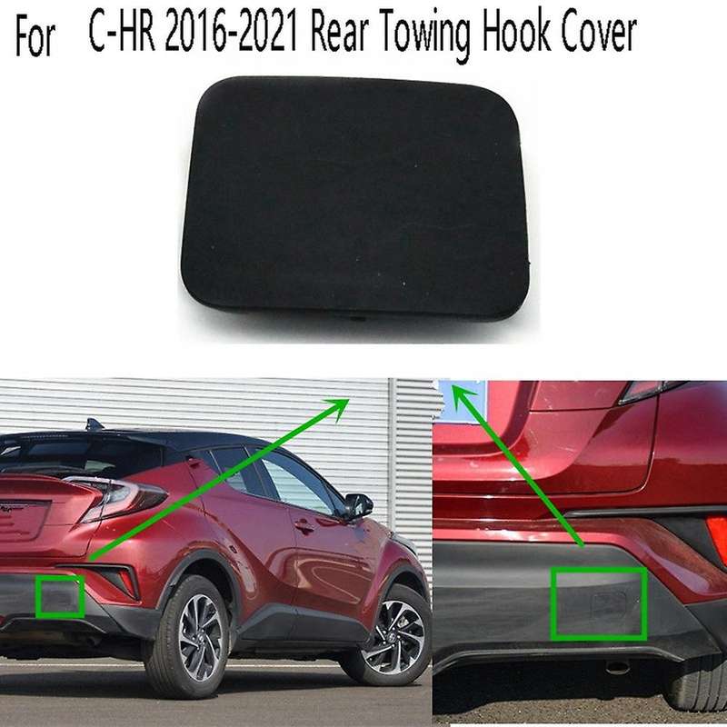 Car Rear Bumper Tow Hook Cover Cap Compatible C- 2016-2021 Rear Towing Hook Cover