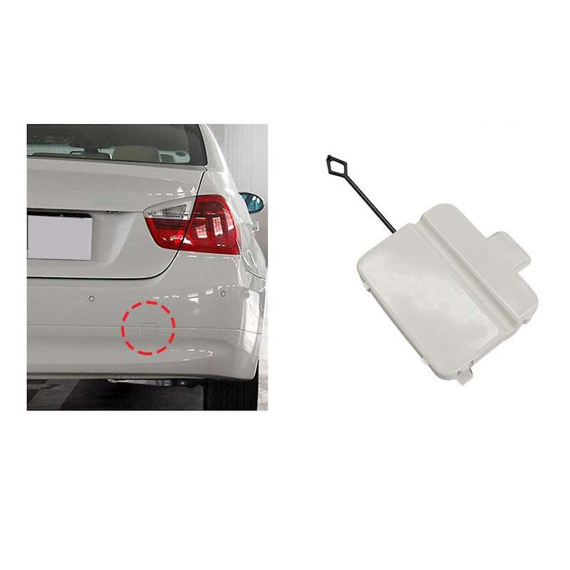 Car Rear Bumper Tow Hook Eye Cover Cap Painted 51127187542 for 3 Series E90 2005-2008 Car Accessorie